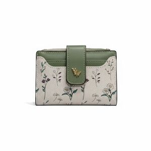 Floral Bifold Wallet for Women RFID Blocking Soft PU Leather New